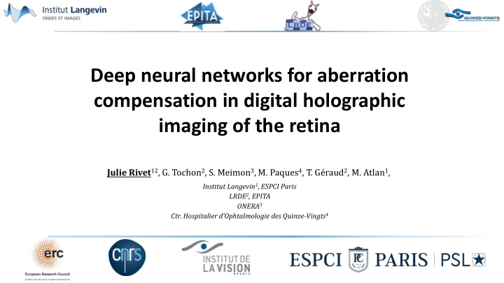 compensation in digital holographic