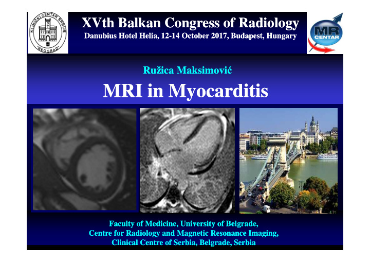 mri in myocarditis mri in myocarditis