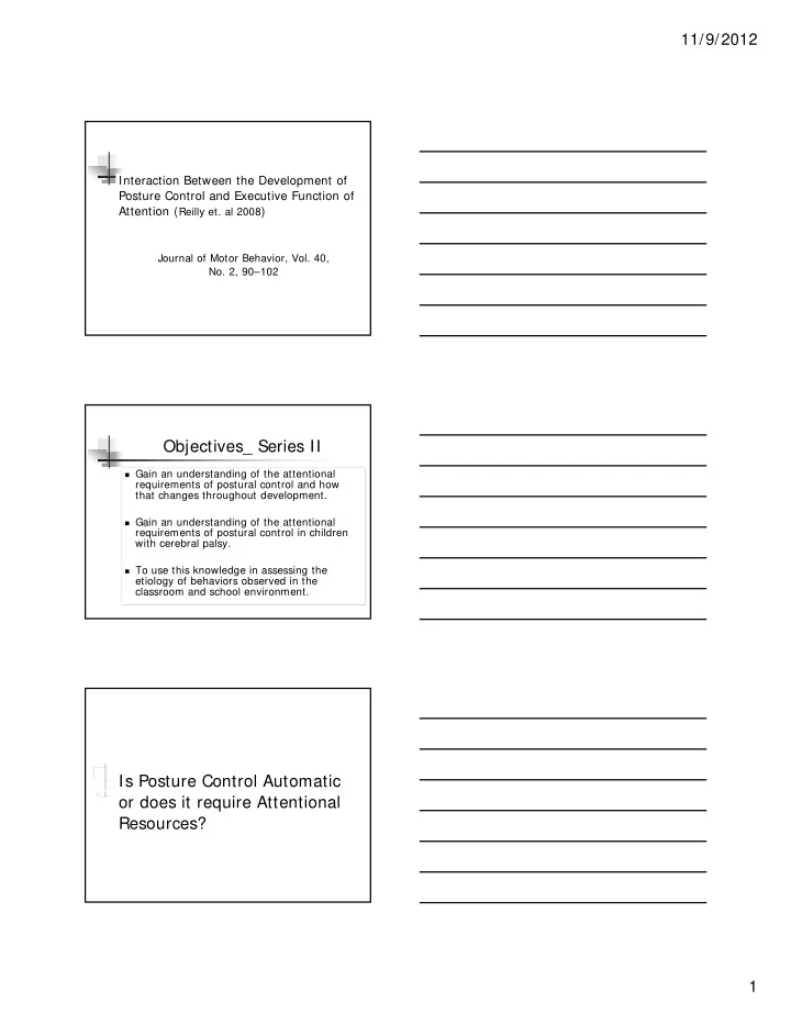 objectives series ii