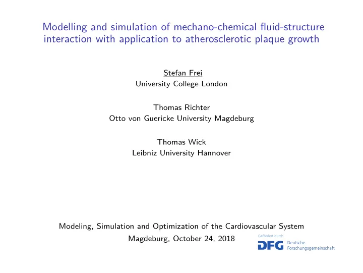 modelling and simulation of mechano chemical fluid