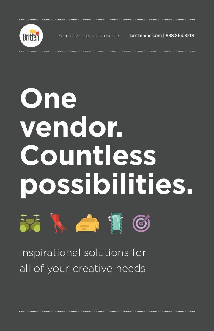 one vendor countless possibilities