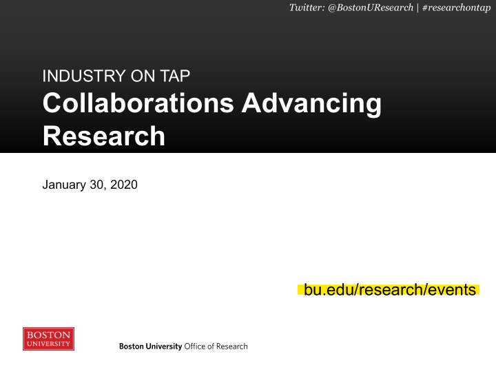 collaborations advancing research