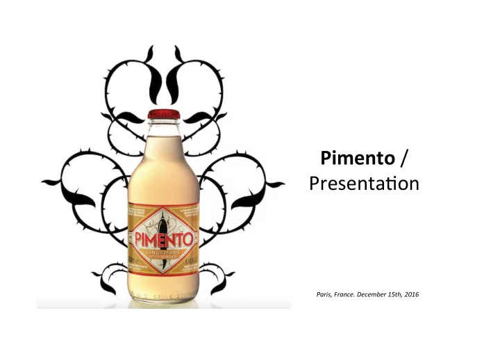 pimento presenta on