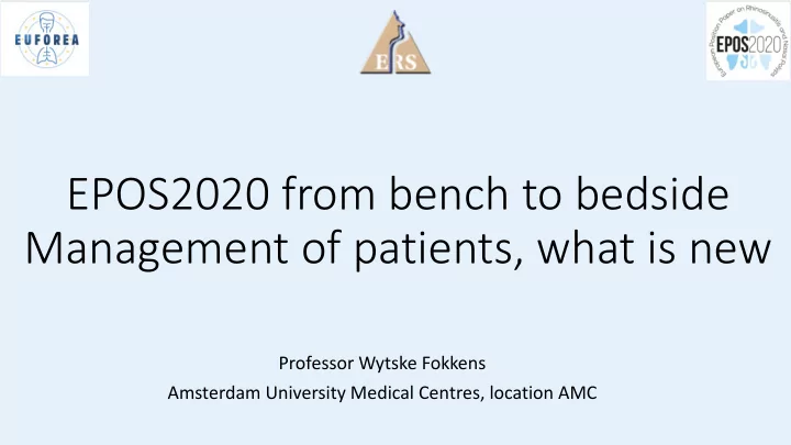 epos2020 from bench to bedside management of patients