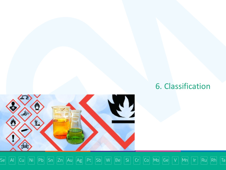 6 classification 6 1 brief reminder on the clh process