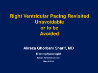 right ventricular pacing revisited unavoidable or to be