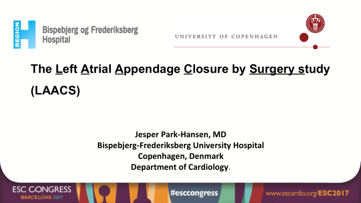 the left atrial appendage closure by surgery study laacs