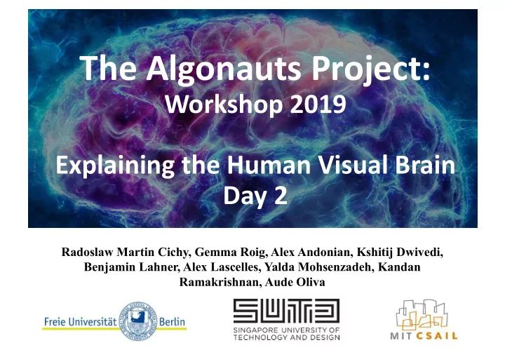 the algonauts project