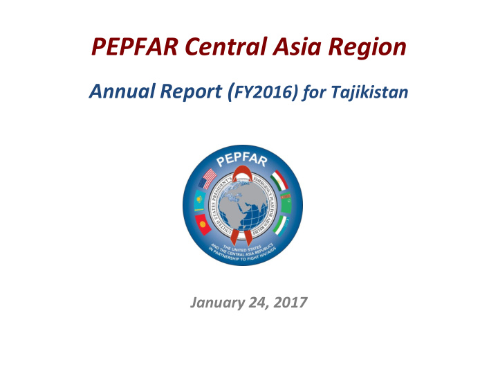 annual report fy2016 for tajikistan january 24 2017 know