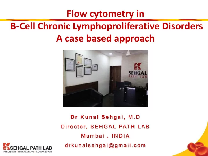 flow cytometry in b cell chronic lymphoproliferative