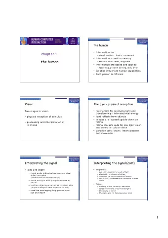 the human   sensory, short-term , long-term   Information processed and applied