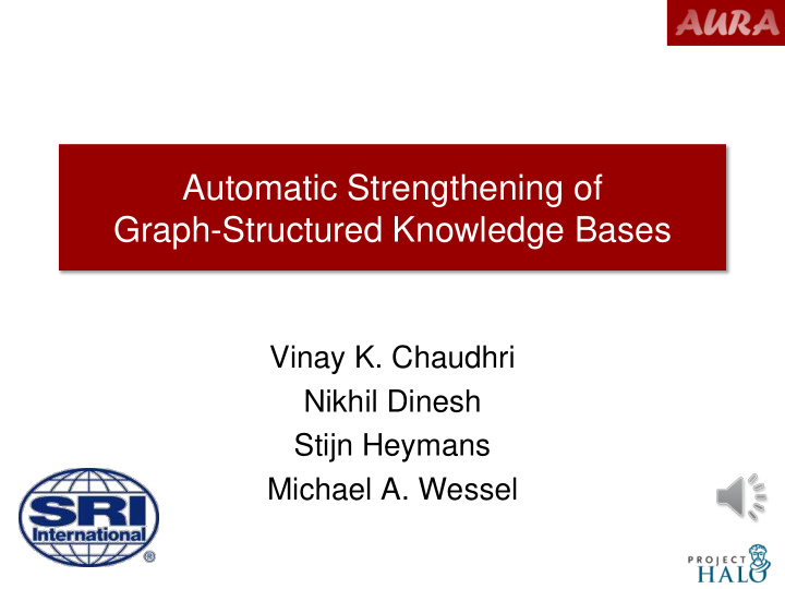 automatic strengthening of