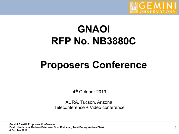 gnaoi rfp no nb3880c proposers conference