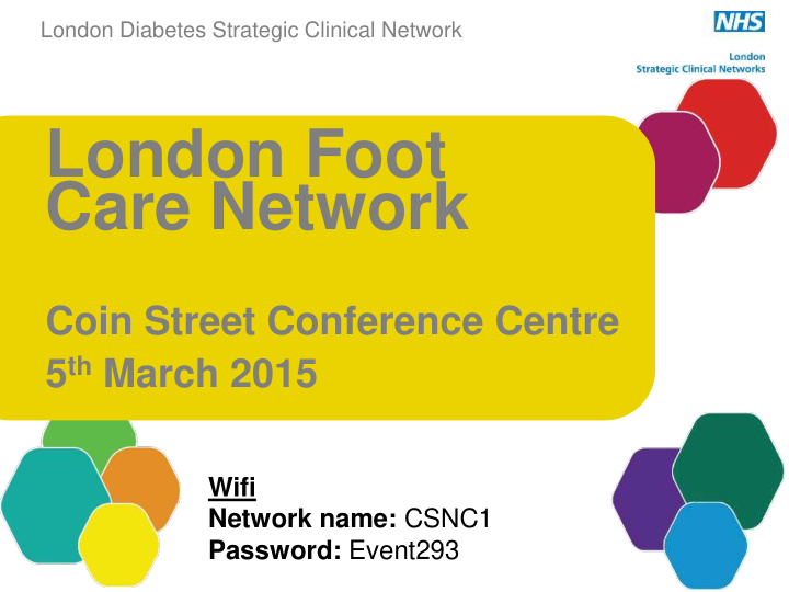 coin street conference centre 5 th march 2015 date wifi