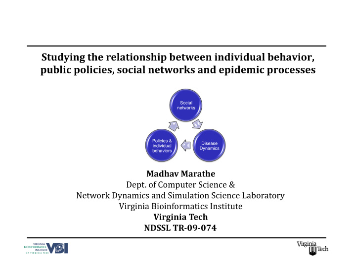 public policies social networks and epidemic processes