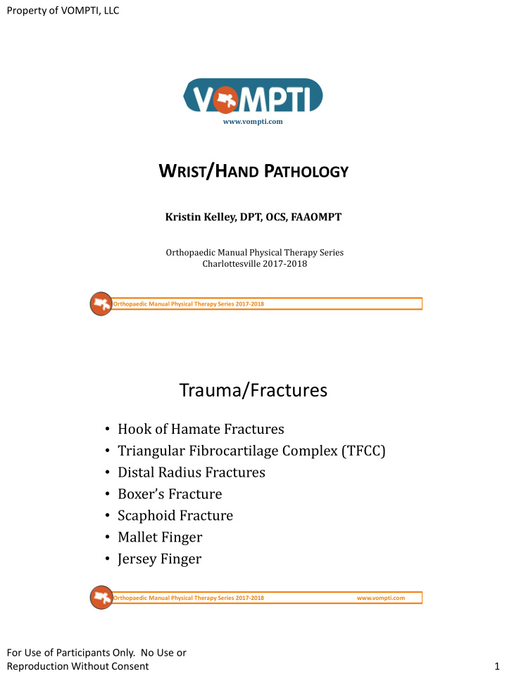 trauma fractures