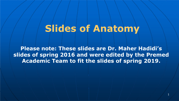 slides of anatomy