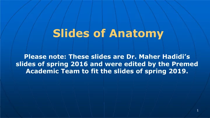 slides of anatomy