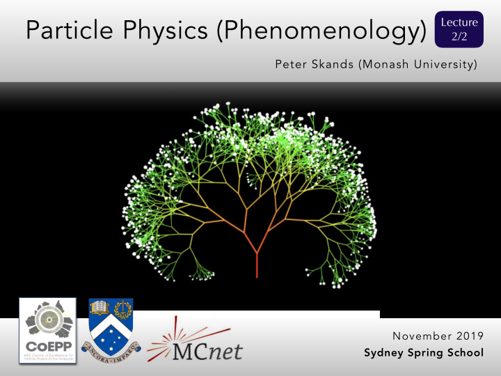 particle physics phenomenology