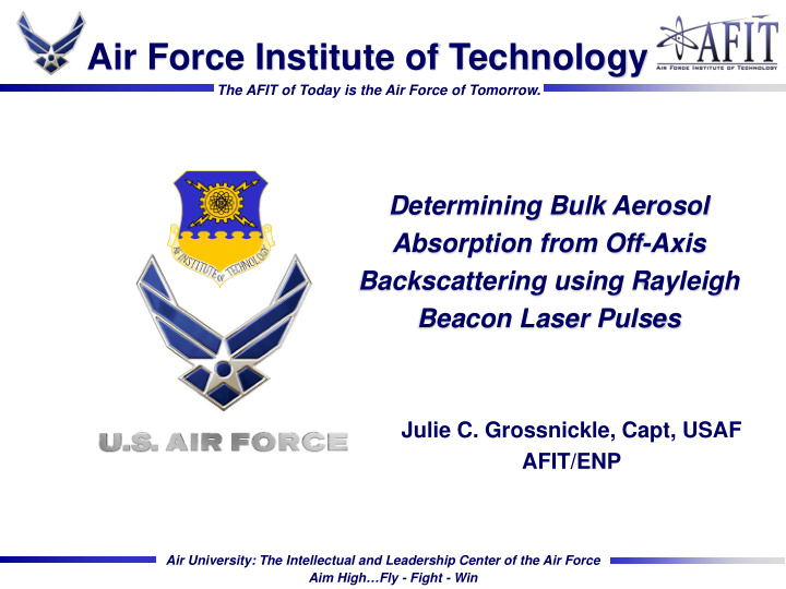 air force institute of technology