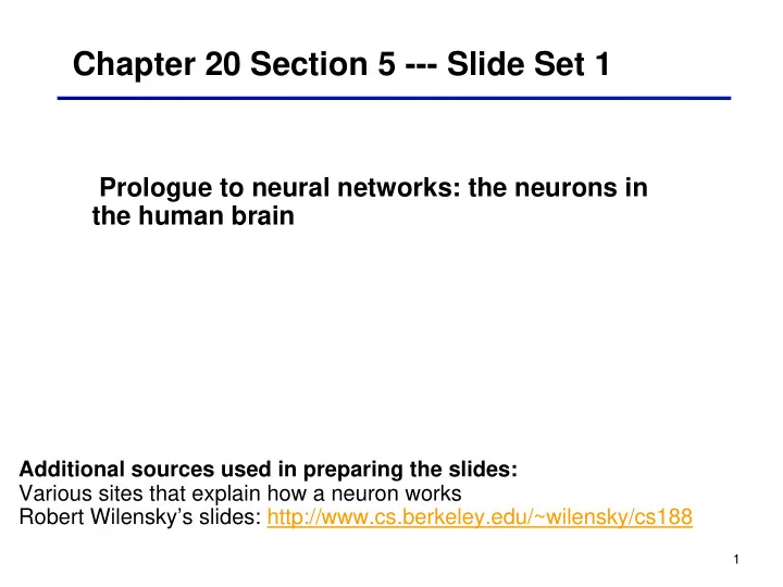 chapter 20 section 5 slide set 1