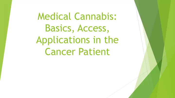 medical cannabis