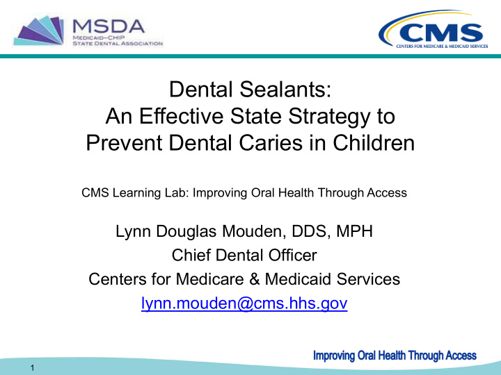 dental sealants an effective state strategy to prevent