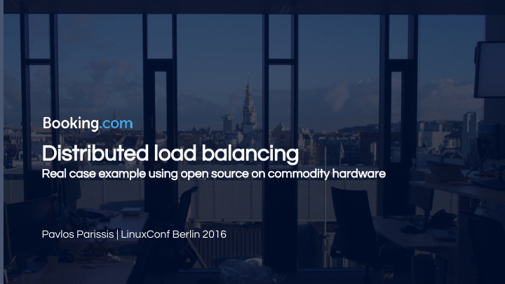 distributed load balancing
