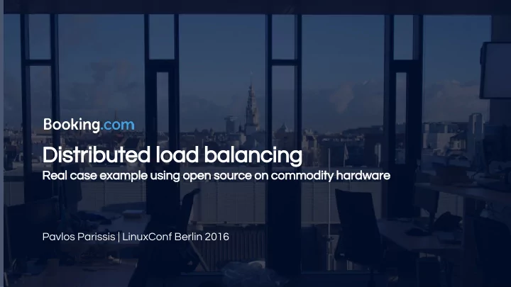 distributed load balancing