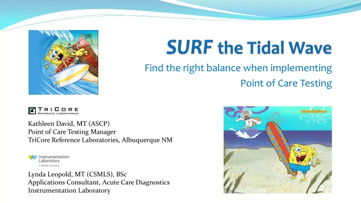 find the right balance when implementing