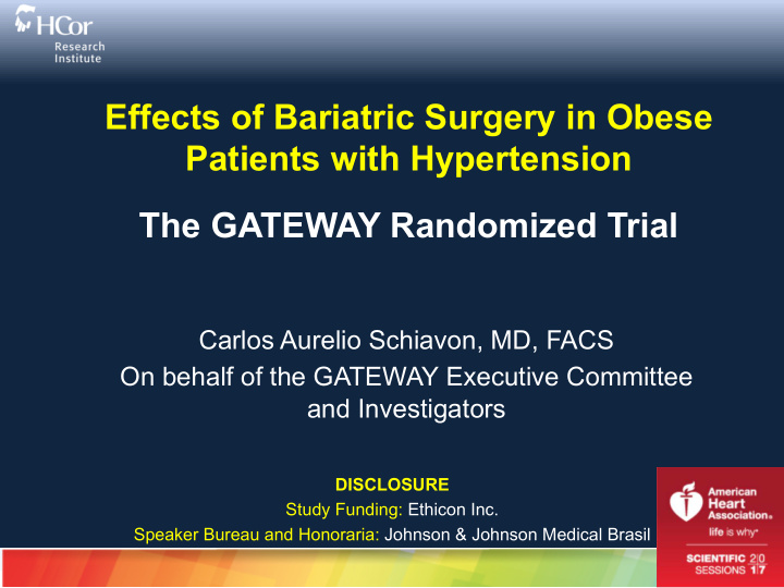 effects of bariatric surgery in obese patients with