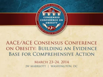 1  Biomedical Pillar  What options are available for Obesity  Management?  Primary (initial