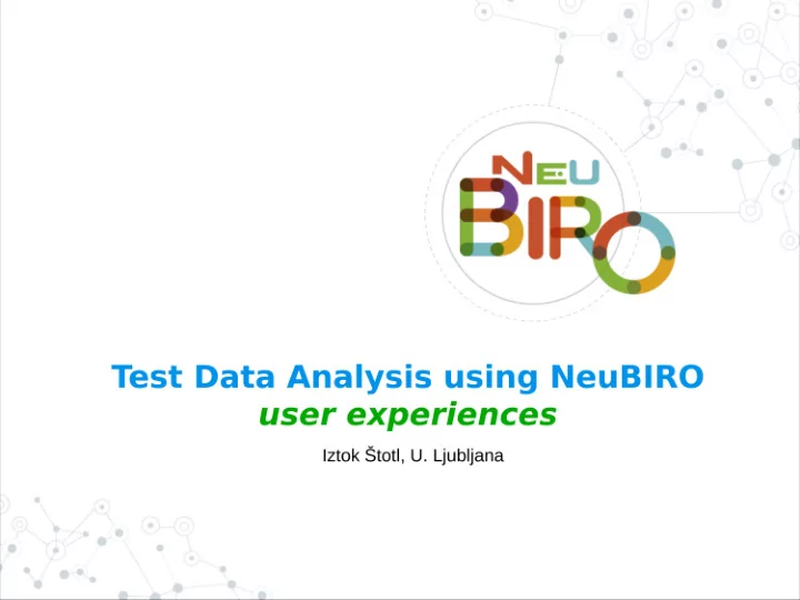 analysis of local sample simple and fast to install