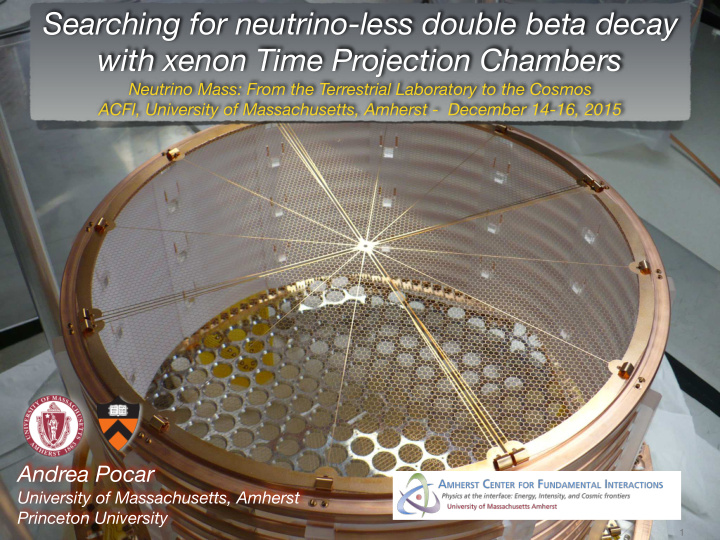 searching for neutrino less double beta decay