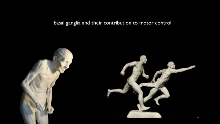 basal ganglia and their contribution to motor control