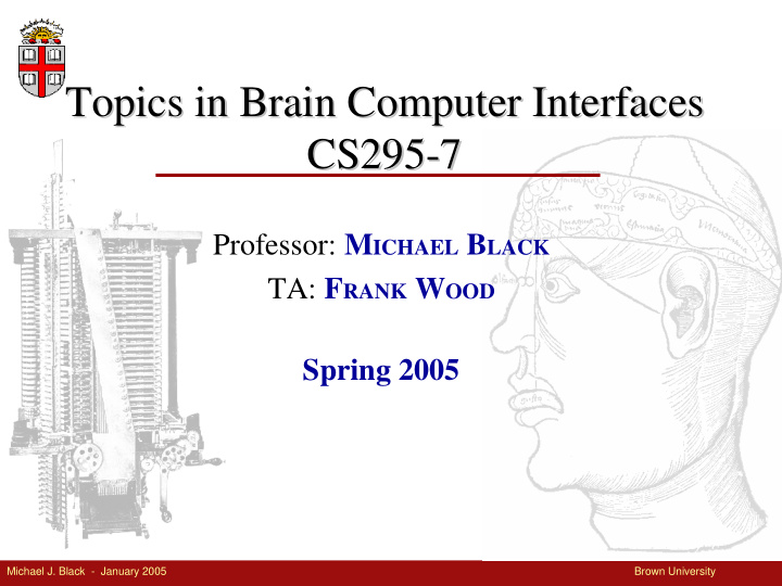 topics in brain computer interfaces topics in brain