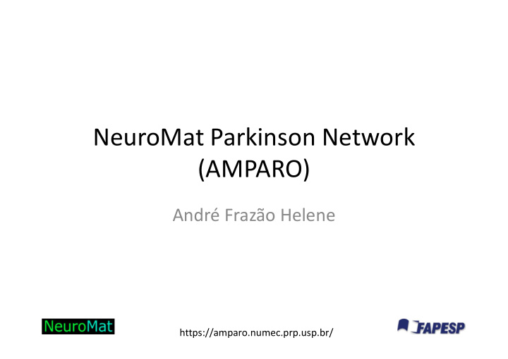 neuromat parkinson network amparo