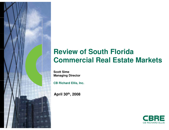 r review of south florida i f s th fl id commercial real