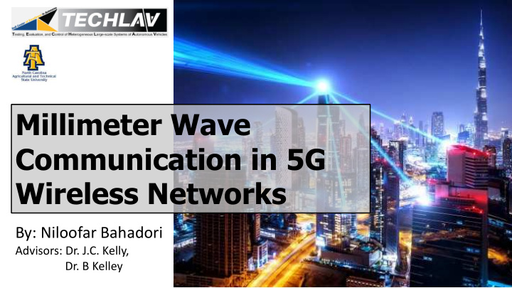 millimeter wave communication in 5g wireless networks