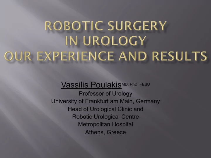 in 2000 the first application of robotic surgery in a