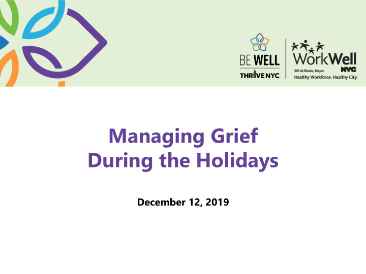 managing grief