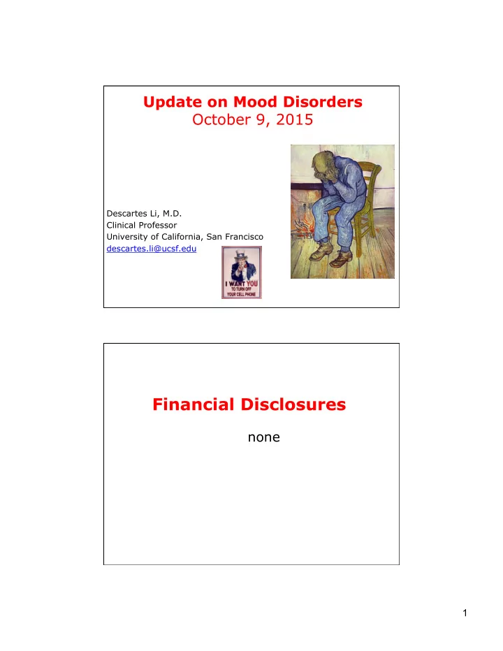 financial disclosures