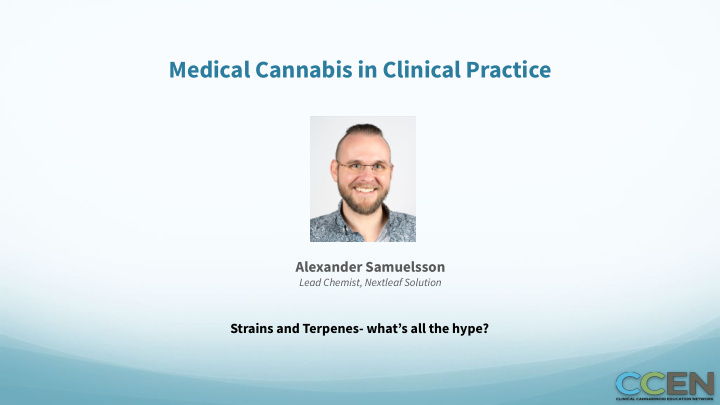 medical cannabis in clinical practice
