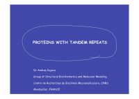 proteins with tandem repeats