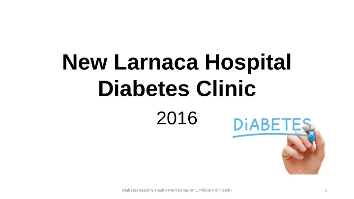 new larnaca hospital diabetes clinic