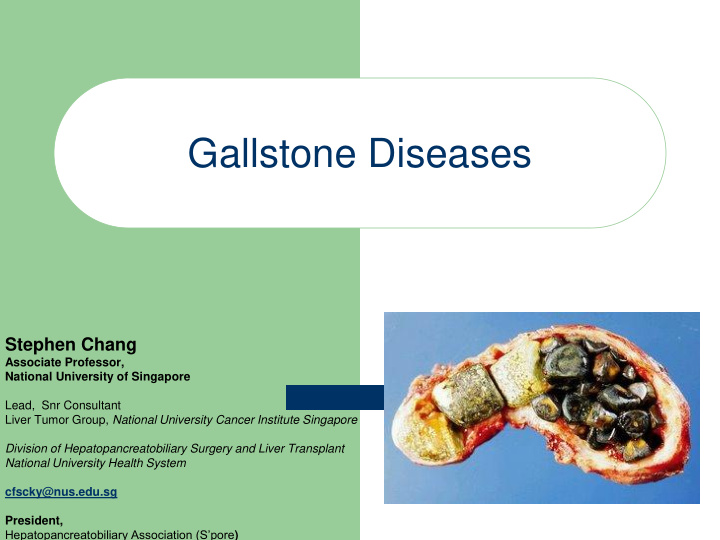 gallstone diseases