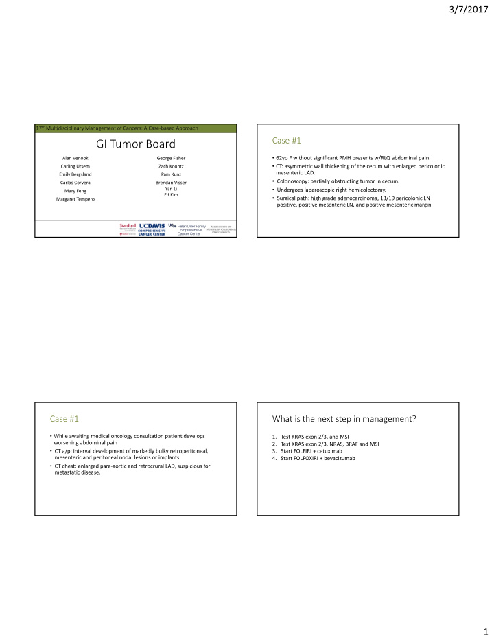 gi tumor board