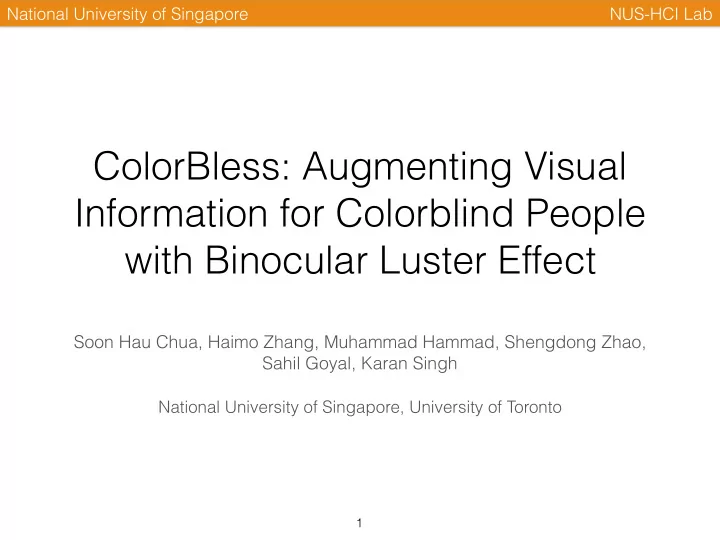 colorbless augmenting visual information for colorblind