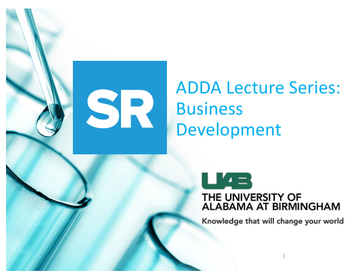 adda lecture series business development
