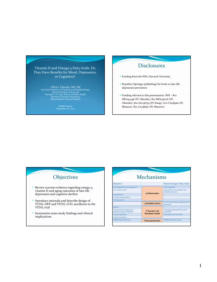 disclosures